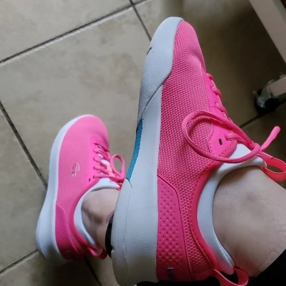 Lacoste Sneakers Shoes Lt Spirit 2.0 317 Hot Pink Sport Women's WOMAN'S SIZE 6